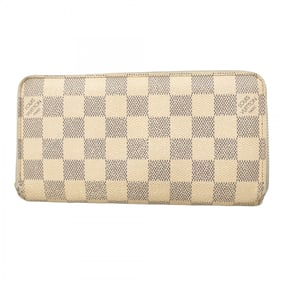 Louis Vuitton Damier Azur Zippy Wallet N41660 White Women's