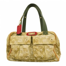Louis Vuitton Monogrammed Jasmine Handbag in collaboration with Takashi Murakami, M95772, Khaki,