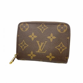 Louis Vuitton Monogram Zippy Coin Purse M60067 Brown Men's and Women's