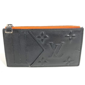 LOUIS VUITTON M80827 Virgil Abloh Monogram Seal Coin Card Holder Wallet, Purse, Leather, Unisex,