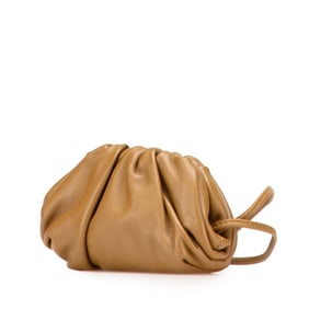 Bottega Veneta The Pouch Shoulder Bag in Brown Leather for Women