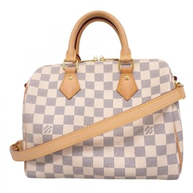 Louis Vuitton Damier Azur Speedy Bandouliere 25 Handbag N40608 White 2-Way Bag for Women