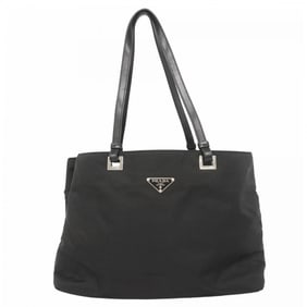 Prada Tessuto nylon tote bag, black, for women
