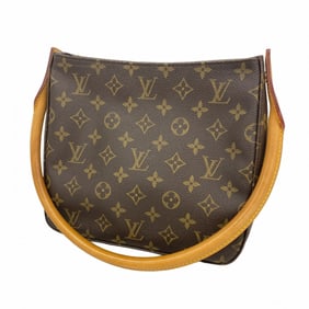 Louis Vuitton Monogram Looping MM Shoulder Bag M51146 Brown Women's