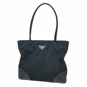 Prada Tessuto nylon tote bag, black, for women