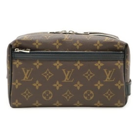LOUIS VUITTON Monogram Macassar Truss Toilette Pouch Travel Second Bag Handbag M40378