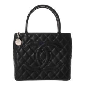 CHANEL Reissue Tote Bag, Black, A01804, Women's Caviar Skin