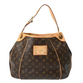 LOUIS VUITTON Monogram Galliera PM Brown M56382 Women's Canvas Shoulder Bag