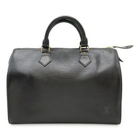 LOUIS VUITTON Epi Speedy 30 Handbag in Black Leather (Noir) M59022