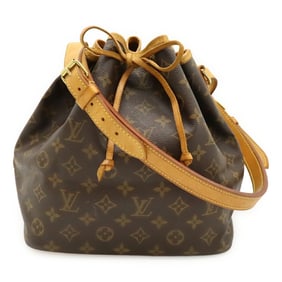 LOUIS VUITTON Monogram Petit Noe Shoulder Bag, Model M42226