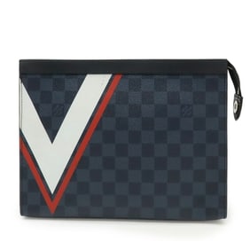 LOUIS VUITTON Damier Cobalt America's Cup Voyage MM Second Bag Handbag Men's N64023