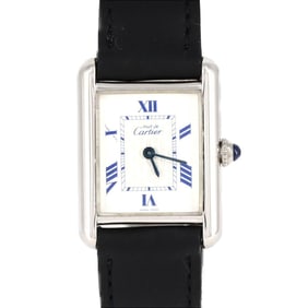 Cartier Must Tank MM W1014054 Silver Quartz Watch