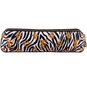 LOUIS VUITTON GI0391 Truth Elisabeth Giant Monogram Line Pen Case Brown Unisex