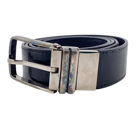 LOUIS VUITTON M9674 Damier Infini Belt Black Men's