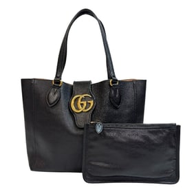 GUCCI 652680 GG Marmont Tote Bag Shoulder Black Women's