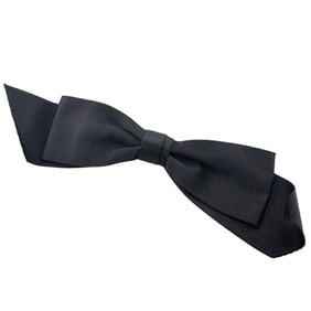 CHANEL Chanel Brooch Ribbon Black Women's