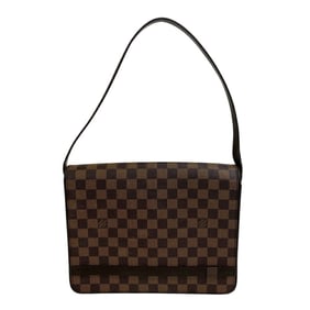 LOUIS VUITTON N51160 Tribecalon Damier Print Shoulder Bag, Women's, Brown