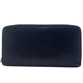 LOUIS VUITTON M64838 Zippy Wallet Round Long Black Men's