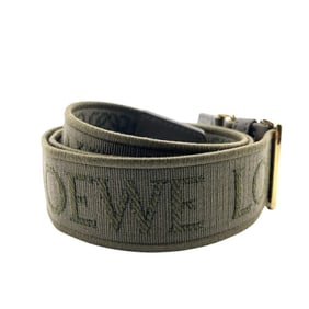 LOEWE 182327 Shoulder Strap Anagram Khaki Green Women's