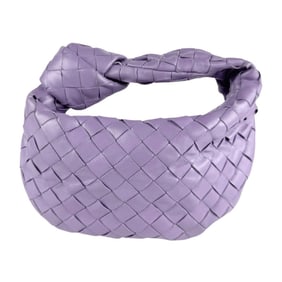 Bottega Veneta Mini Jodie Intrecciato Leather Handbag in Purple, Women's, z7403