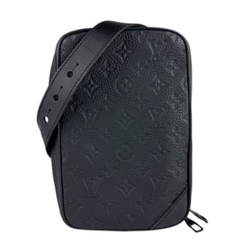 Louis Vuitton LOUIS VUITTON Body Bag, Belt Utility Side Leather, M53298, Black, Men's, Z7307