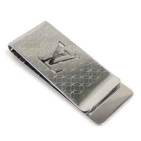 Louis Vuitton Men's Money Clip Wallet, Silver, Champs-Elysees, Metal, M65041 (56422a)