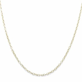 TIFFANY & Co. Tiffany Chain Necklace, 40.5cm, 18KYG Yellow Gold, Women's, 294392