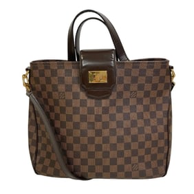 LOUIS VUITTON N41177 Cabas Roseberry Tote Bag, Damier Handbag, Women's, Brown