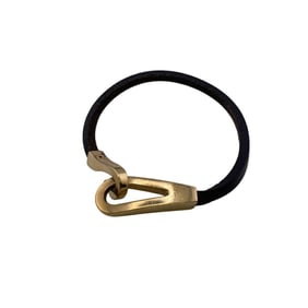HERMES Jumbo Jet Bracelet/Ankle Bangle in Black, Unisex