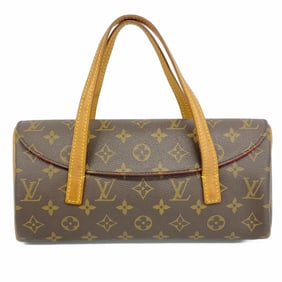 Louis Vuitton Monogram Sonatine Handbag M51902 Brown Women's
