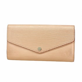 Louis Vuitton Epi Leather Long Wallet, Portefeuille Sarah M61394, Rose Nacle, Women's