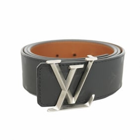 Louis Vuitton Monogram Illusion Initial Ceinture Pyramid Belt, Black, Men's, M9346