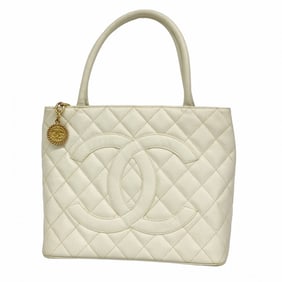 Chanel Reissue Tote Bag, Caviar Skin, White, Women's