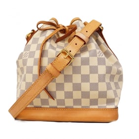 Louis Vuitton Damier Azur Noe BB Shoulder Bag N40594 White Women's