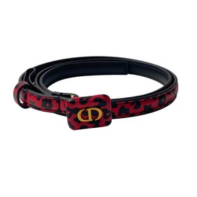 Christian Dior Dior Women's Leopard Print Belt