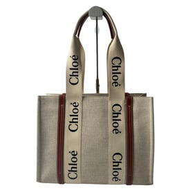 Chloé Chloe Women's Woody Medium Tote Bag in Canvas