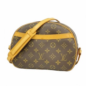 Louis Vuitton Monogram Blois Shoulder Bag M51221 Brown Women's