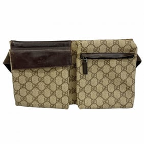 GG Supreme Waist Bag 28566 Beige Brown Men's and Women's