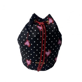 Miu Miu Miu Women's Heart Drawstring Pouch