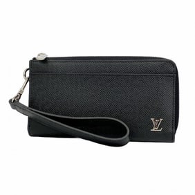 Louis Vuitton Taiga Zippy Dragonne Long Wallet M69409 Noir Men's