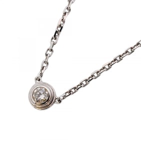 Cartier Amour XS Necklace, 1PD, 18K White Gold with Diamonds, Women's