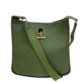 HERMES Vespa PM Chaine d'Ancre Shoulder Bag, Women's, Green
