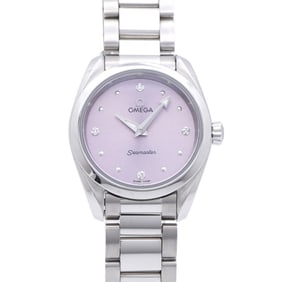 Omega Seamaster Aqua Terra 4-Piece Diamond Watch 220.10.28.60.60.001 Quartz Stainless Steel with