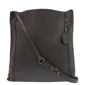 Bottega Veneta Intreccio Mirage Leather Brown Shoulder Bag 1095 BOTTEGAVENETA