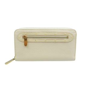 Unused Louis Vuitton Suhali Zippy Wallet M93026 Leather with Gold Hardware in Bron White. 1566 LOUIS