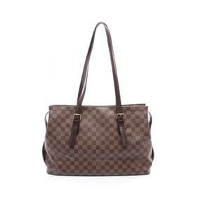 Louis Vuitton Chelsea Tote Bag, Coated Canvas and Leather with Damier Finish, Brown, N51119