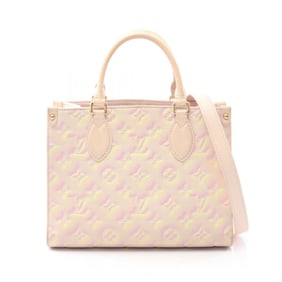 Louis Vuitton On the Go PM Handbag, Monogram Empreinte Leather, Summer Stardust, M46168, Women's,