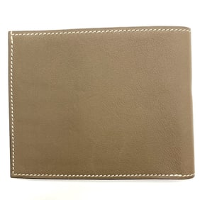Hermes Hermès Citizen Twill Compact Folding Wallet with Bill Compartment, Stamped R, Made in 2014,