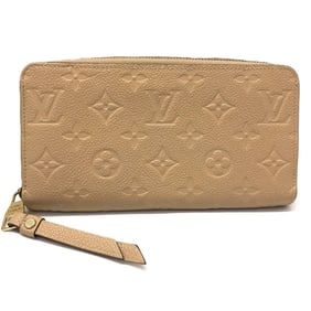 Louis Vuitton Zippy Wallet Monogram Empreinte Beige Dune Long M69034 LOUIS VUITTON