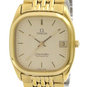 OMEGA Seamaster Cal 1110 Gold Plated Automatic Unisex Watch 166.0282